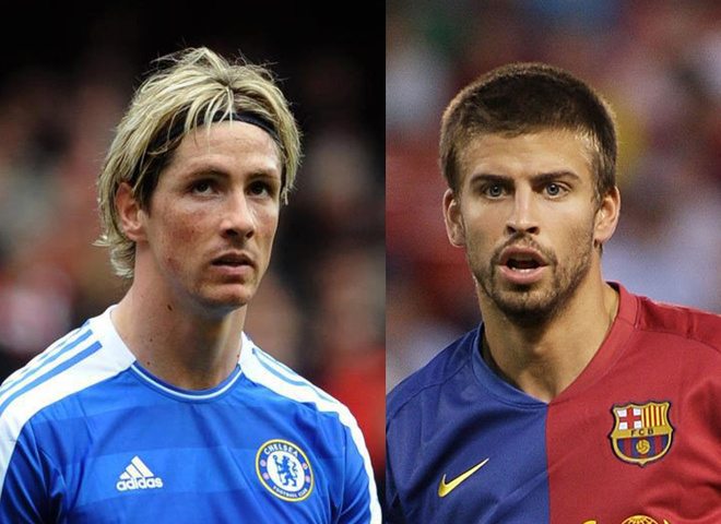 Жерар Пике и Фернандо Торрес