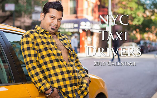Смешной календарь таксистов Нью-Йорка на 2016 год