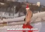 Голые сноубордисты