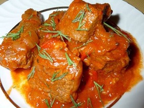 Тушеная говядина