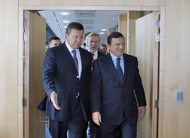 Виктор Янукович в Брюсселе