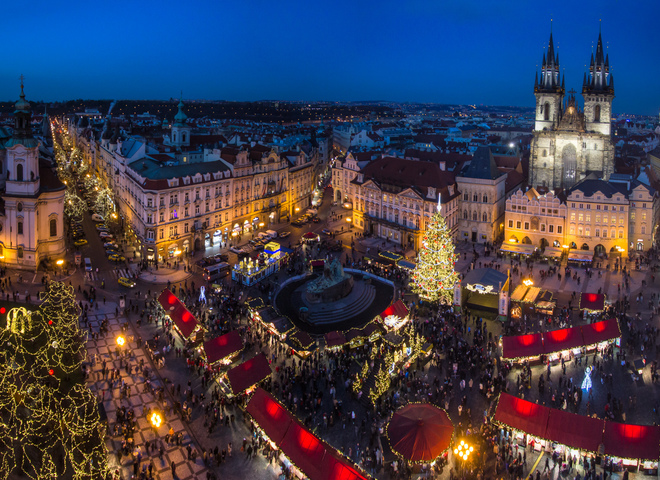 Прага признана лучшим туристическим направлением на Рождество