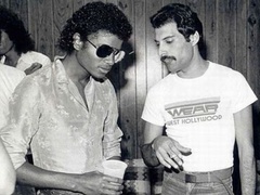 Майкл Джексон та Фредді Меркьюрі
