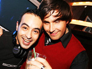 Babak Shayan и тусовка<br />Фотограф: Дмитрий Ромас