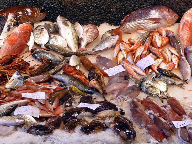 Рыбные маркеты Европы: Pescheria Market Catania Italy