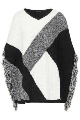 Пончо з геометрією