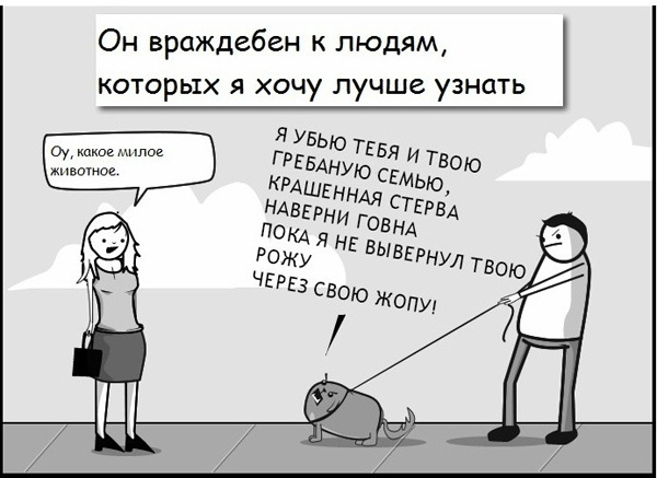 Комикс про уникальность собак
