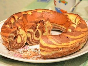 Кекс «Зебра»