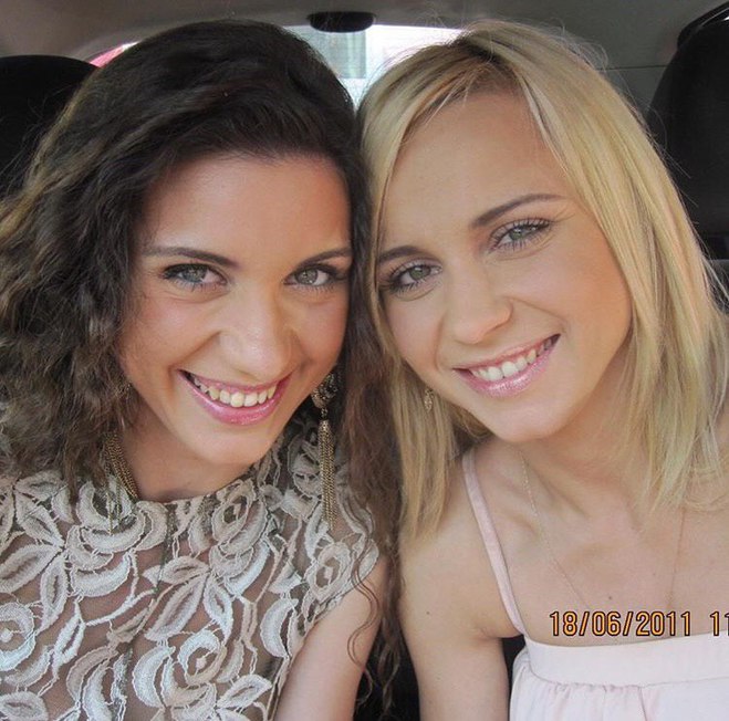 Лилия Ребрик с сестрой Юлианой