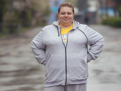 Людмила Чаднова на першому тижні проекту "Зважені та щасливі 9"