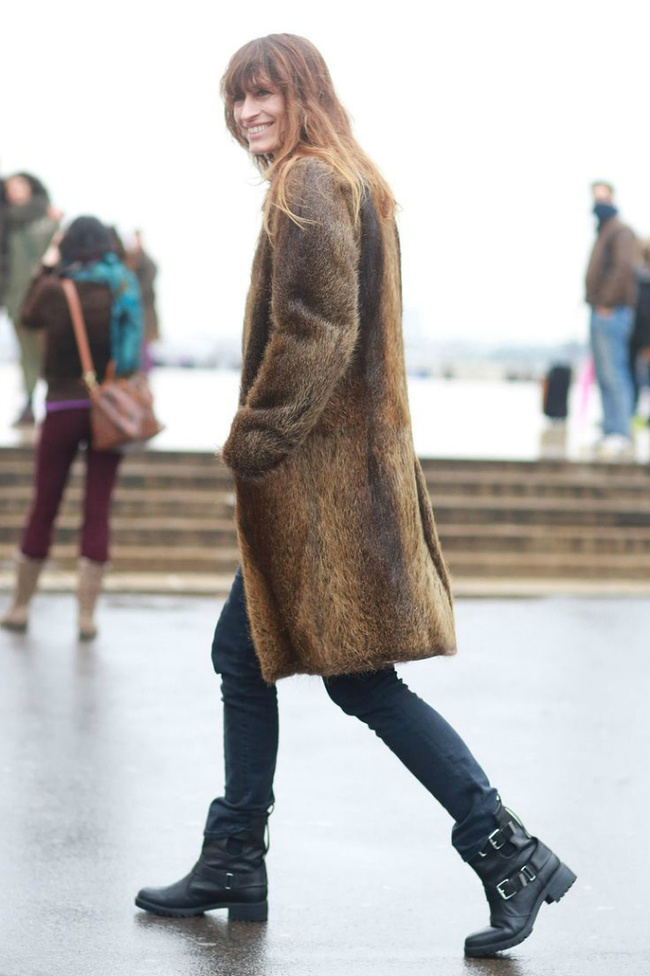 Байкерські черевики: street style