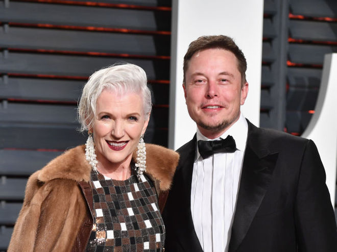 Илон и Мэй Маск