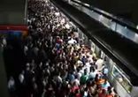 Давка в метро Бразилии