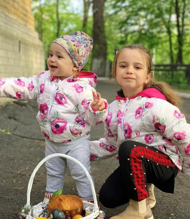 Дочери Лилии Ребрик — Диана и Полина