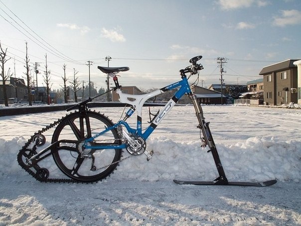 Велосипед. Зимний вариант.