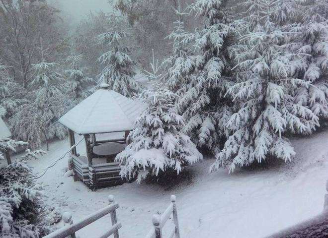 В Буковеле выпал первый снег