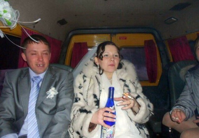Типичная русская свадьба