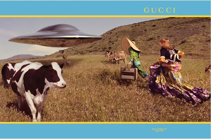 Галактична рекламна кампанія від Gucci