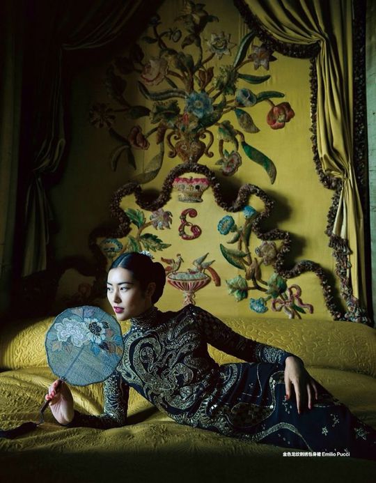 Лиу Вен для Harper's Bazaar China