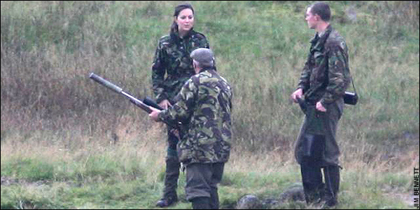 Кейт Миддлтон на охоте