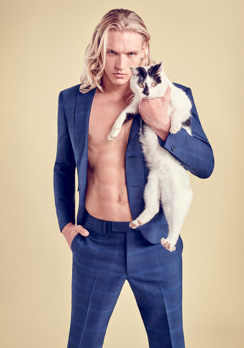 Котики и сексуальные мужчины - лучшая реклама от Moss Bros