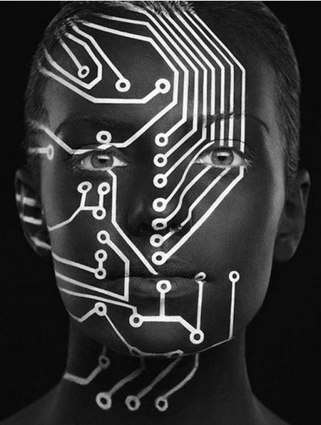 Оригинальный девичий макияж