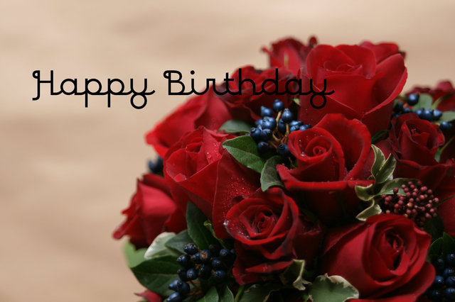 Розы на день рождения