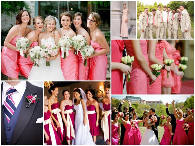 Стильні весільні відтінки: gentle pink
