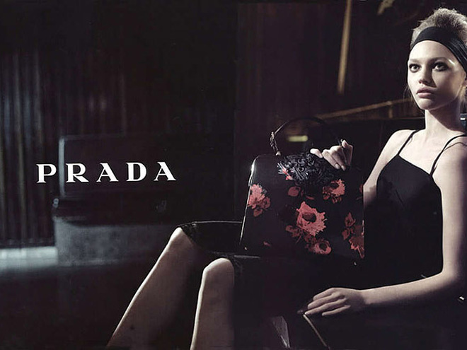 Саша Пивоварова в Prada