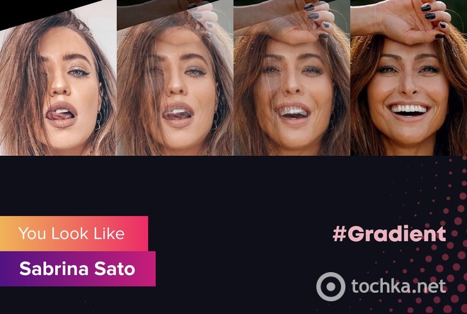 Приложение Gradient: на кого похожа Надя Дорофеева