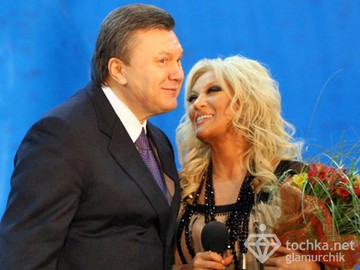 Таисия Повалий и Виктор Янукович