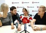 Ведущие ПОП-конвеєр Шоу на М1 в гостях у TOCHKA.NET