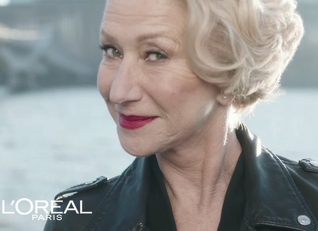 Хелен Миррен в новой рекламной кампании L'Oréal