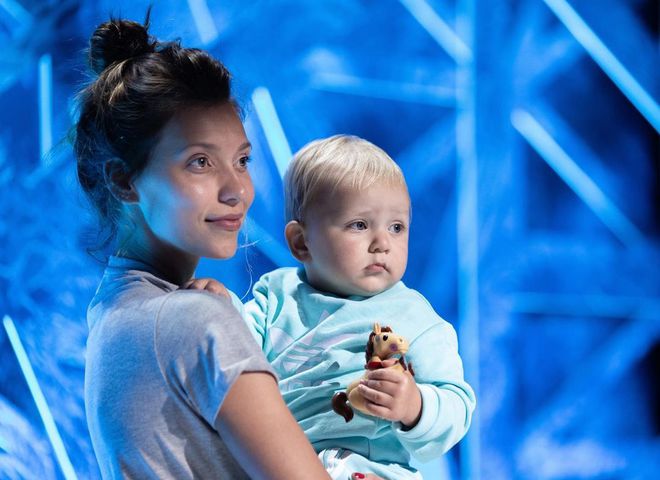 Регіна Тодоренко з сином Майклом