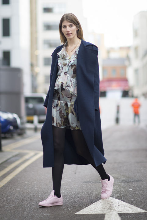 Модные платья 2016: воланы (street style)