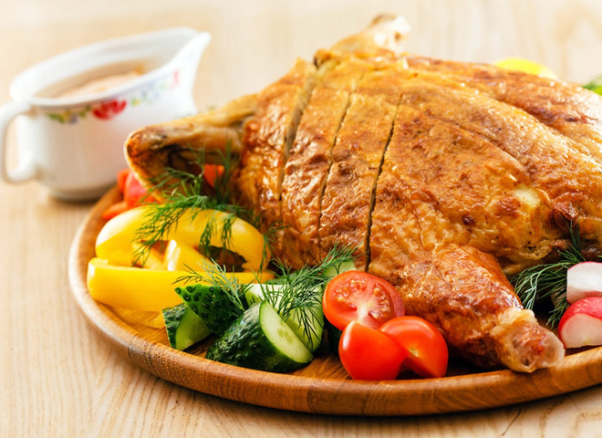 Ингредиенты для «Курица, фаршированная овощами»: