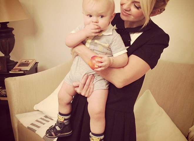 Яна Рудковська, син