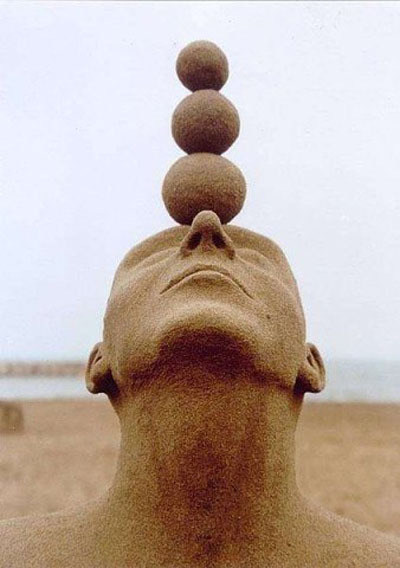 Потрясающие скульптуры из песка