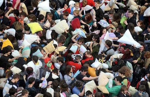 Всемирный день битвы подушками. Весна 2010 