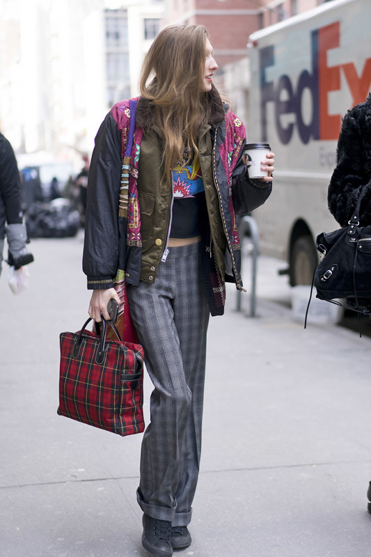 Тиждень моди в Нью-Йорку: street style