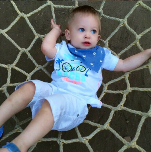 Жена Стаса Пьехи вместе с ребенком