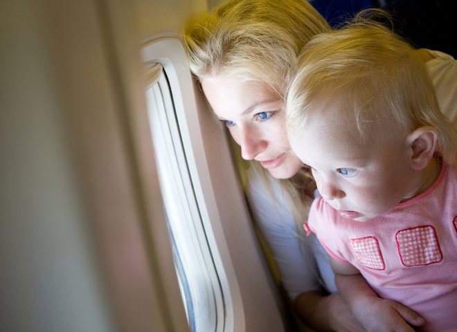 діти у літаку