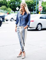 Тренд весны 2015 - полосатые брюки