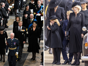 Гости на похоронах королевы Елизаветы II