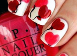 маникюр ко Дню святого Валентина маникюр ко Дню святого Валентина
