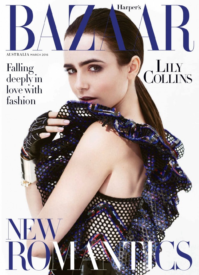 Лілі Коллінз для Harper's Bazaar Australia