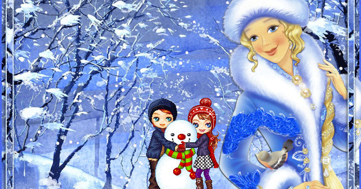 Снег снеговик снегурочка. Новогодняя анимация для детей. Анимация новый год. Красивые анимации новогодние детские. Анимация Деда Мороза и Снегурочки.