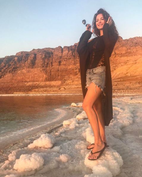 Екатерина Климова на отдыхе с детьми