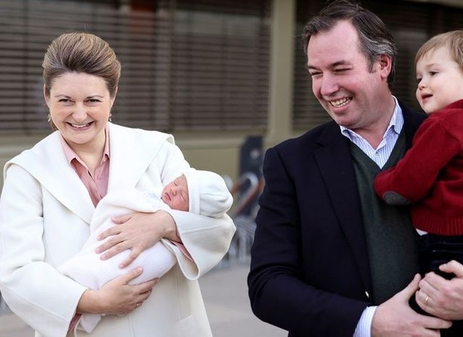 Наслідний принц Люксембурга Гійом та його дружина Стефанія показали новонародженого сина