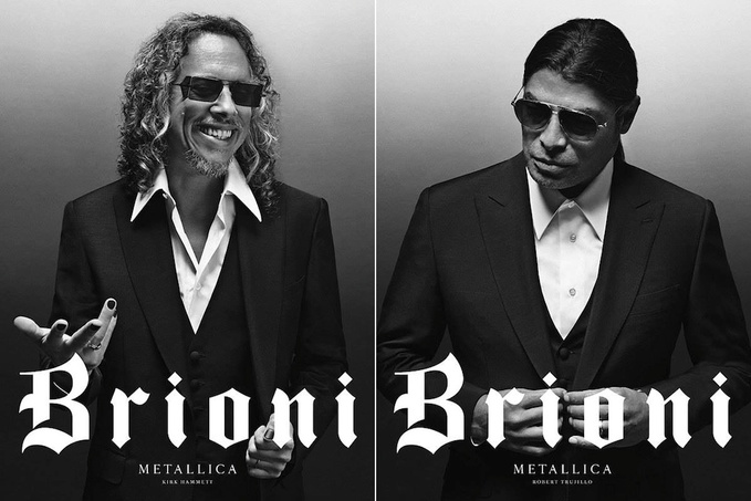 Metallica снялась в рекламной кампании для Brioni